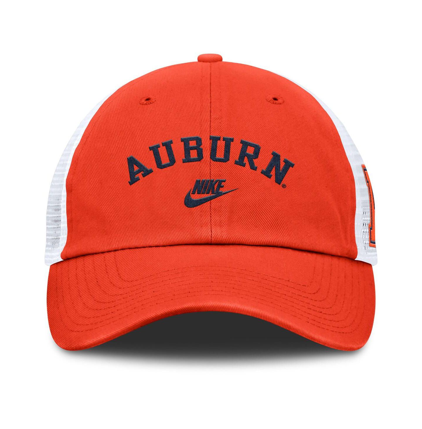Мужская кепка Nike Orange/White Auburn Tigers 2025 Sideline Campus Pro Local Snapback Hat — фото 2