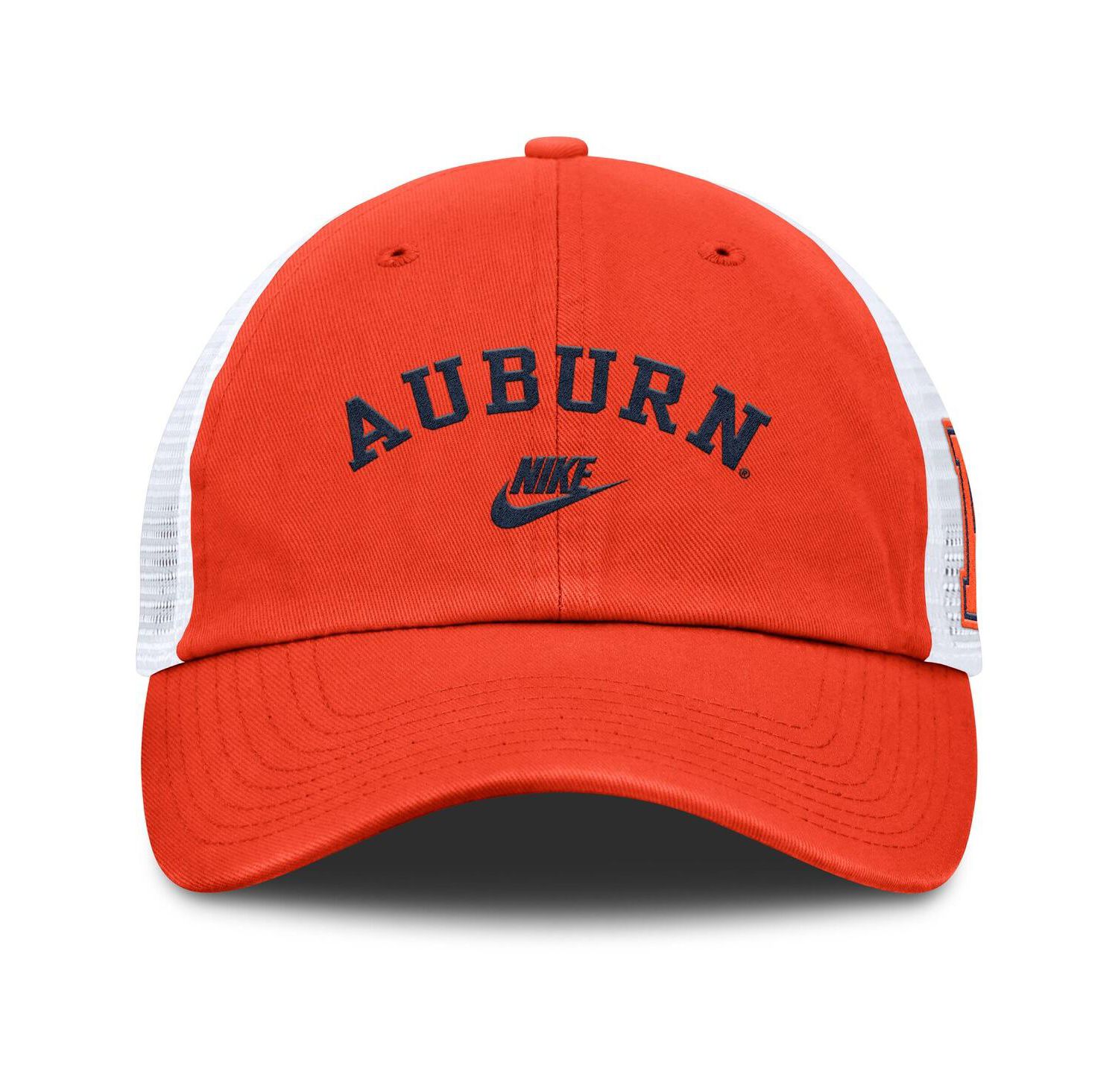 Men's Orange/White Auburn Tigers 2025 Sideline Campus Pro Local Snapback Hat