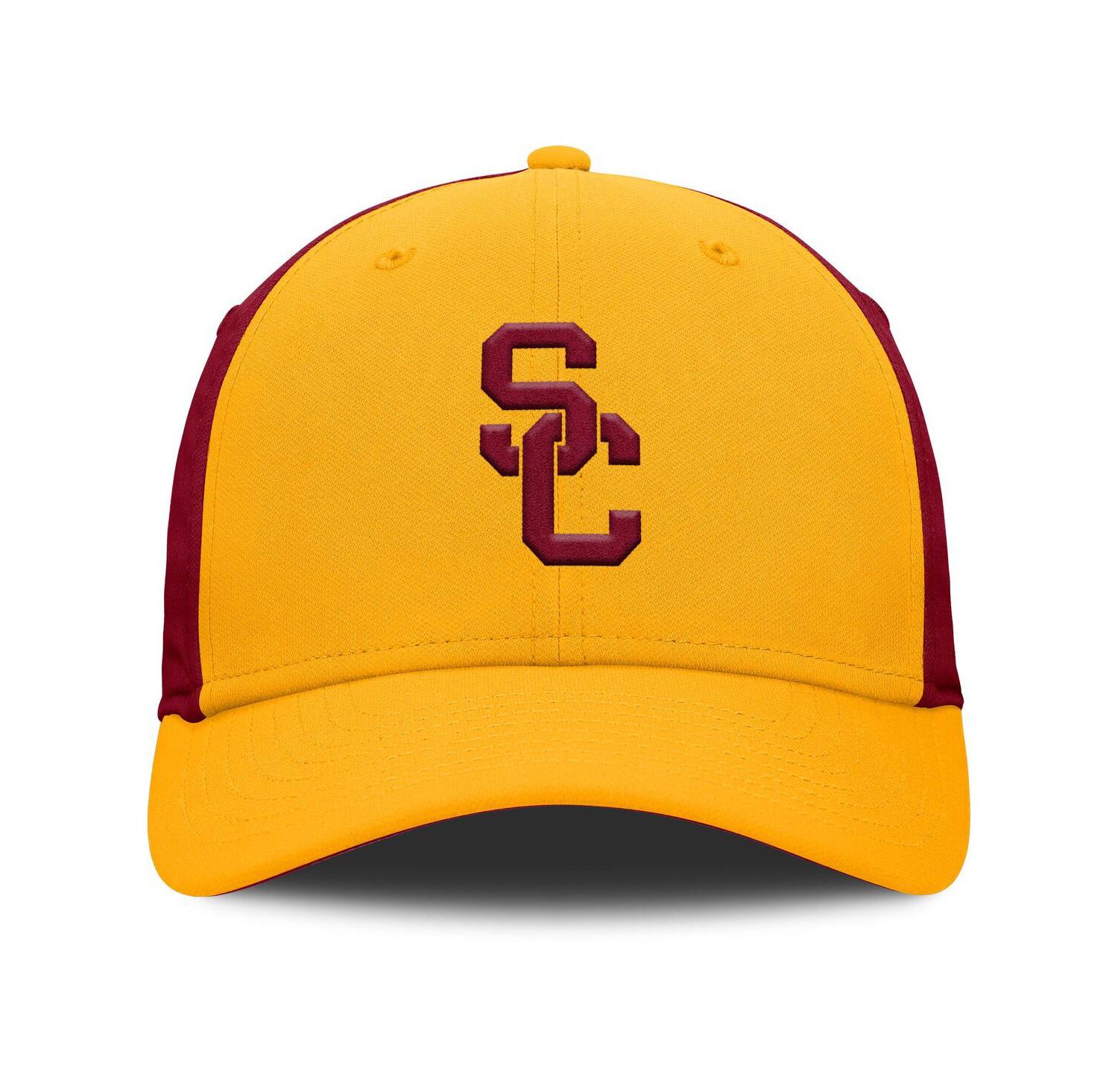 Men's Gold/Cardinal USC Trojans 2025 Sideline Rise Local Performance Flex Hat