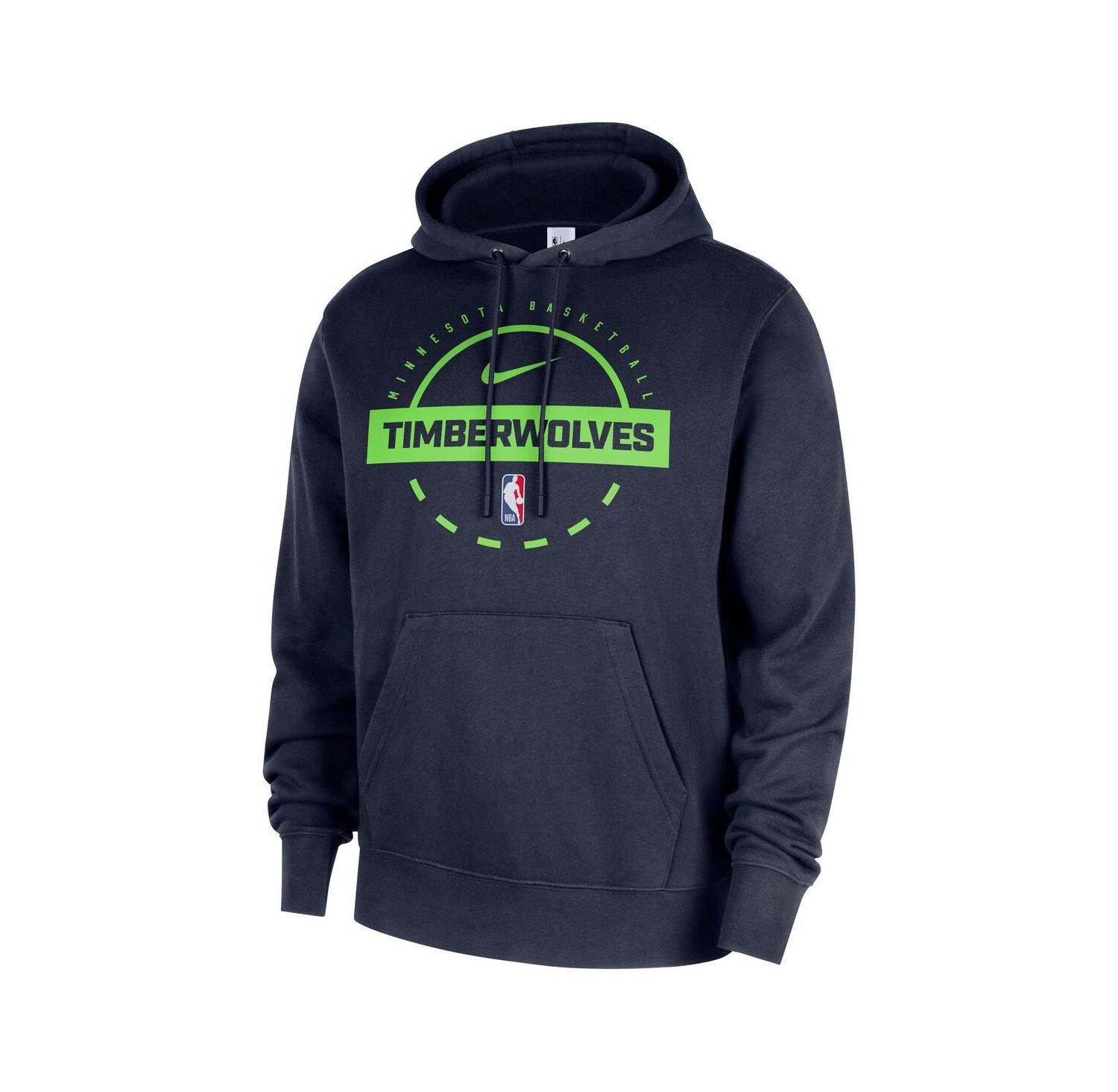 Men's Navy Minnesota Timberwolves 2025/26 Authentic Practice Club Pullover Hoodie
