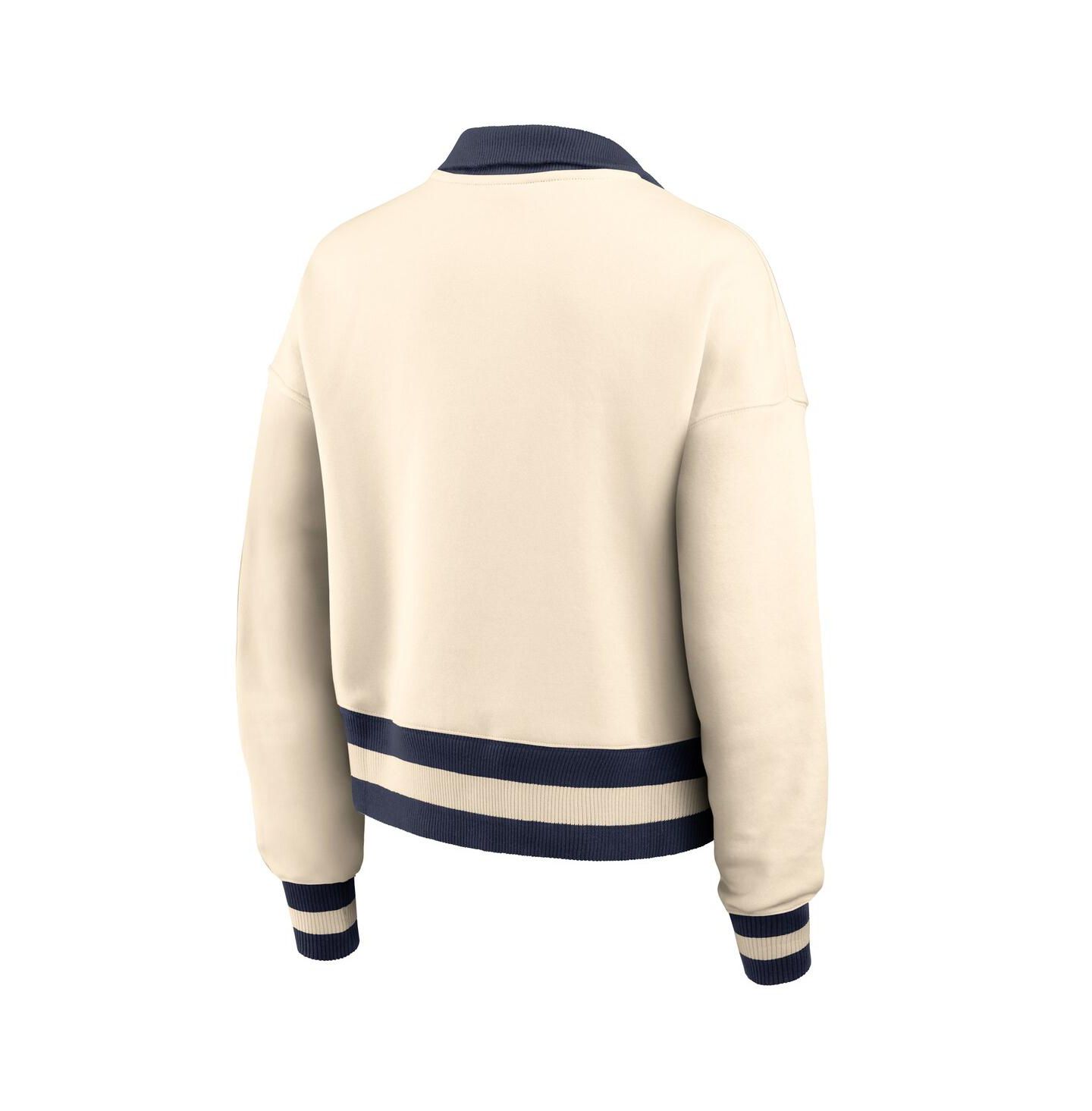 Женский свитшот Nike Tan Auburn Tigers Legacy Half-Zip — фото 3