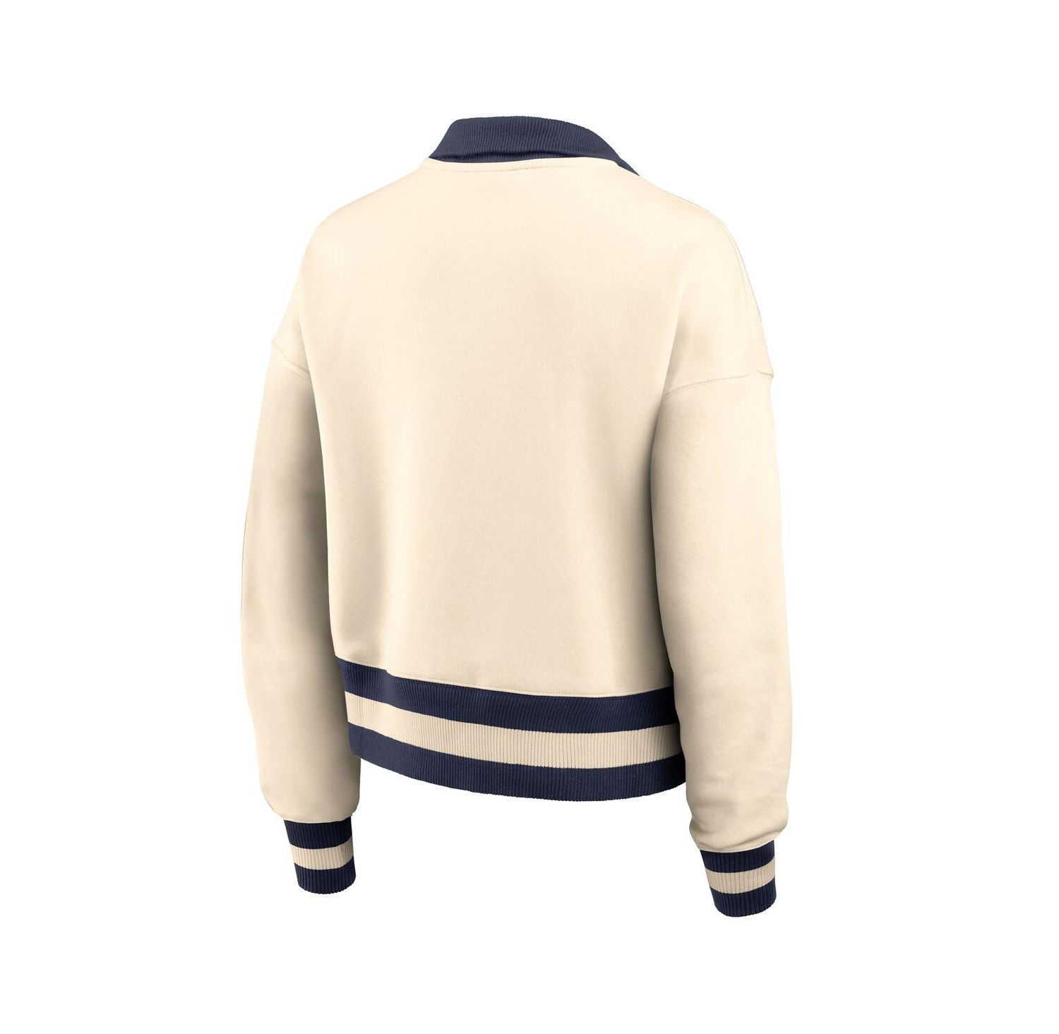Women's Tan Auburn Tigers Legacy Half-Zip Sweatshirt