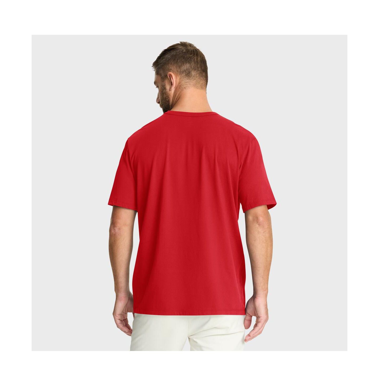 Мужская футболка Fanatics Red Kansas City Chiefs Chop Block Legacy — фото 2
