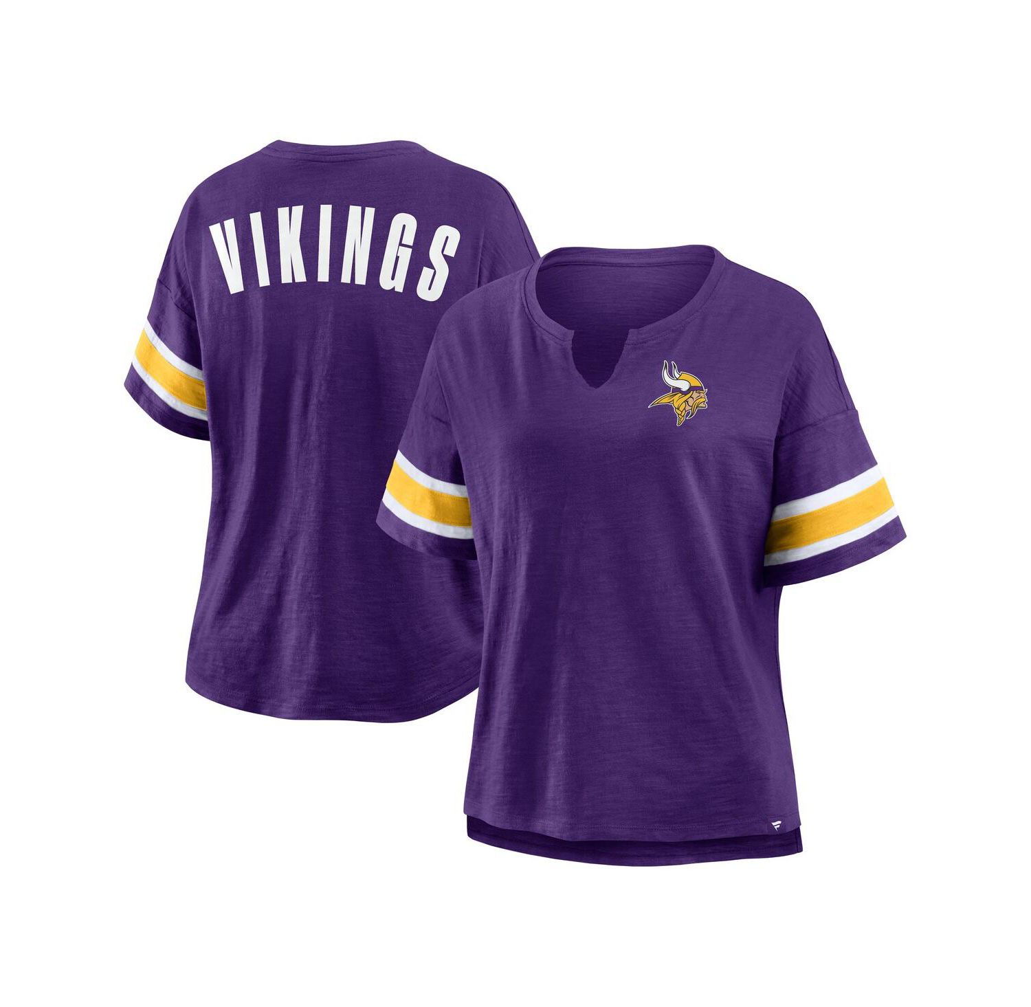 Women's Purple Minnesota Vikings Redzone Curl Route T-Shirt