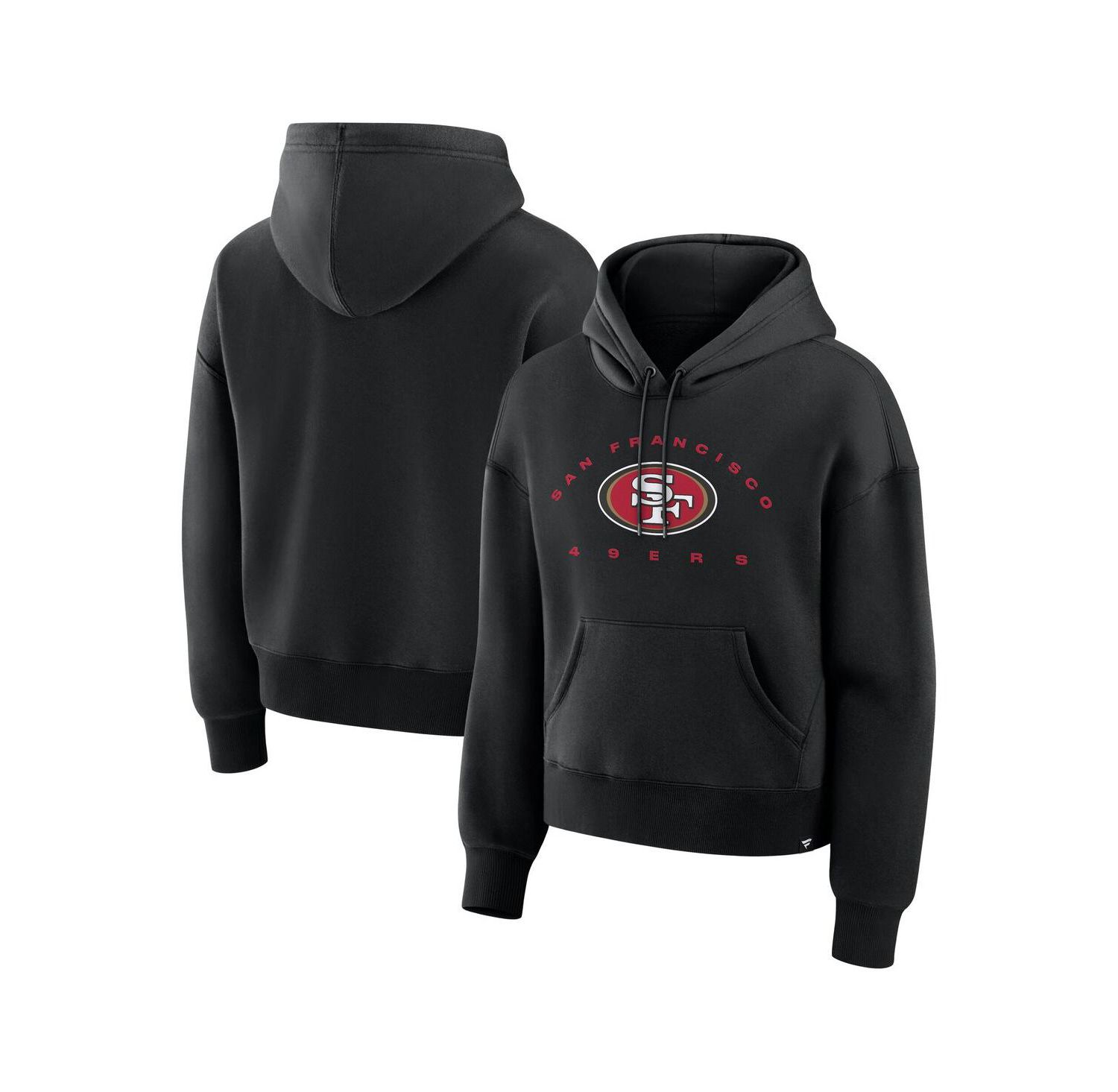 Women's Black San Francisco 49ers Eligible Receiver Legacy Pullover Hoodie