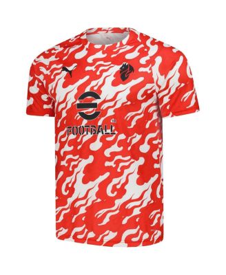 Men's Red AC Milan 2025/26 Pre-Match DryCell Training Jersey