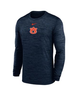 Men's Navy Auburn Tigers 2025 Sideline Velocity Dri-FIT Long Sleeve T-Shirt