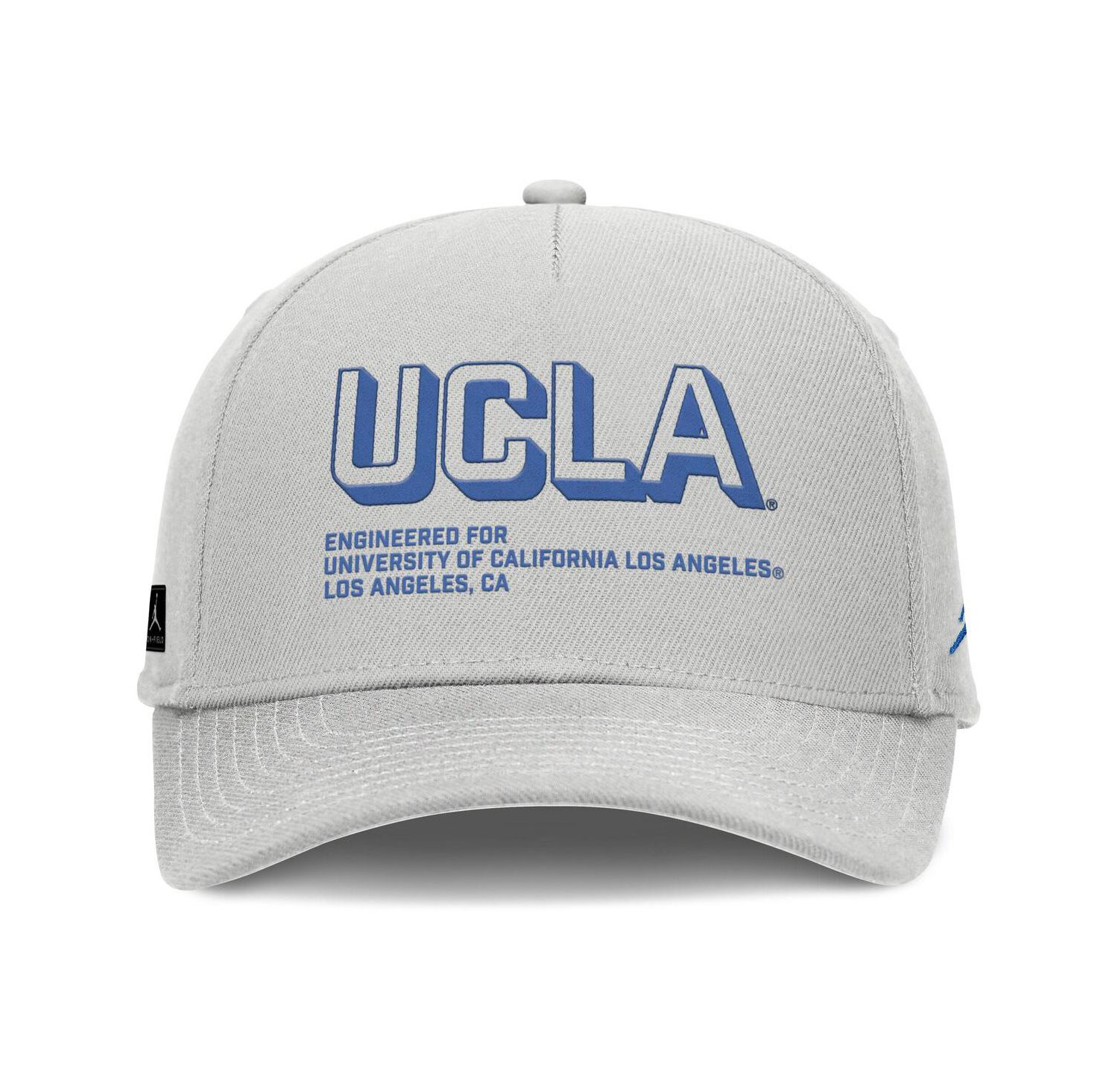 Men's Gray UCLA Bruins 2025 Sideline Dust Pinched Rise Adjustable Hat