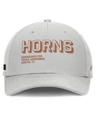 Men's Gray Texas Longhorns 2025 Sideline Dust Pinched Rise Adjustable Hat