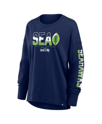 Fanatics - Women's College Navy Seattle Seahawks Hometown Legacy Long Sleeve T-Shirt