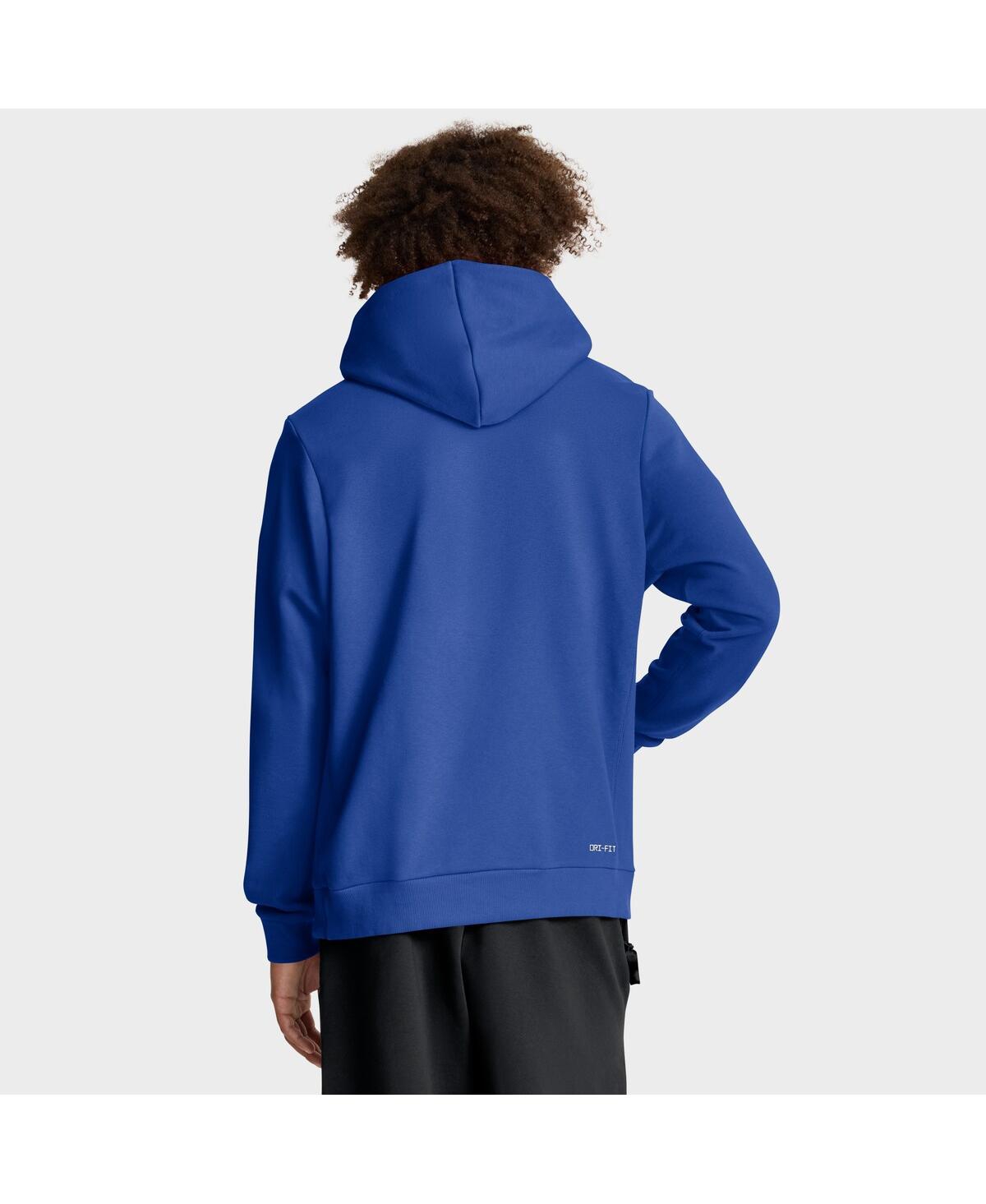 Nike Royal Duke Blue Devils 2025 Sideline Standard Issue Dri-fit Hoodie In Blue