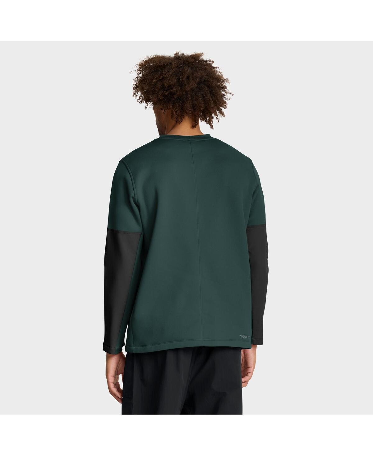 Nike Green Michigan State Spartans 2025 Sideline Coach Performance Long Sleeve T-shirt In Green