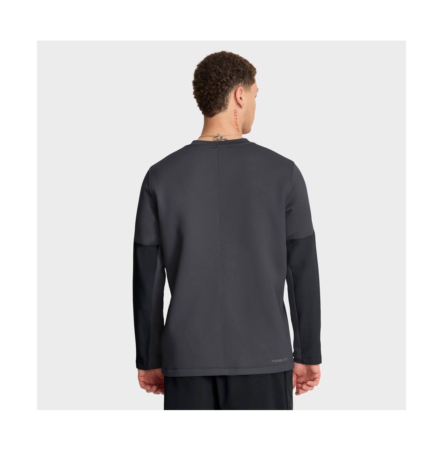 Мужская футболка Nike Anthracite Alabama Crimson Tide 2025 Sideline Coach Performance Long Sleeve — фото 4