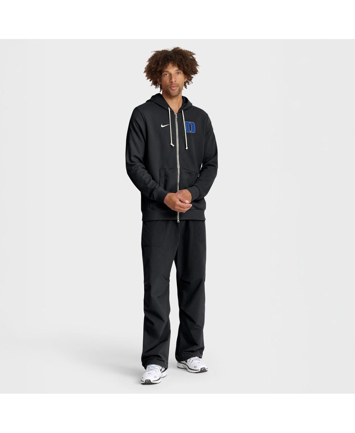 Nike Men's Black Duke Blue Devils 2025 Sideline Standard Issue Dri-fit Full-Zip Hoodie