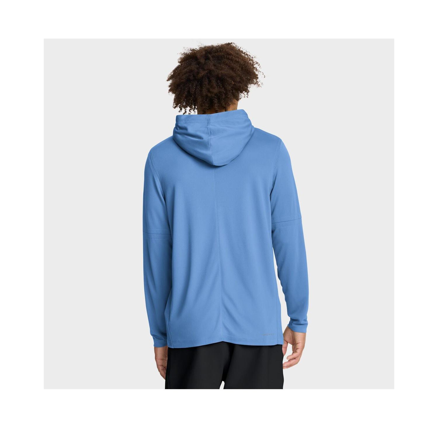 Men's Carolina Blue North Carolina Tar Heels 2025 Sideline Performance Long Sleeve Hoodie T-Shirt
