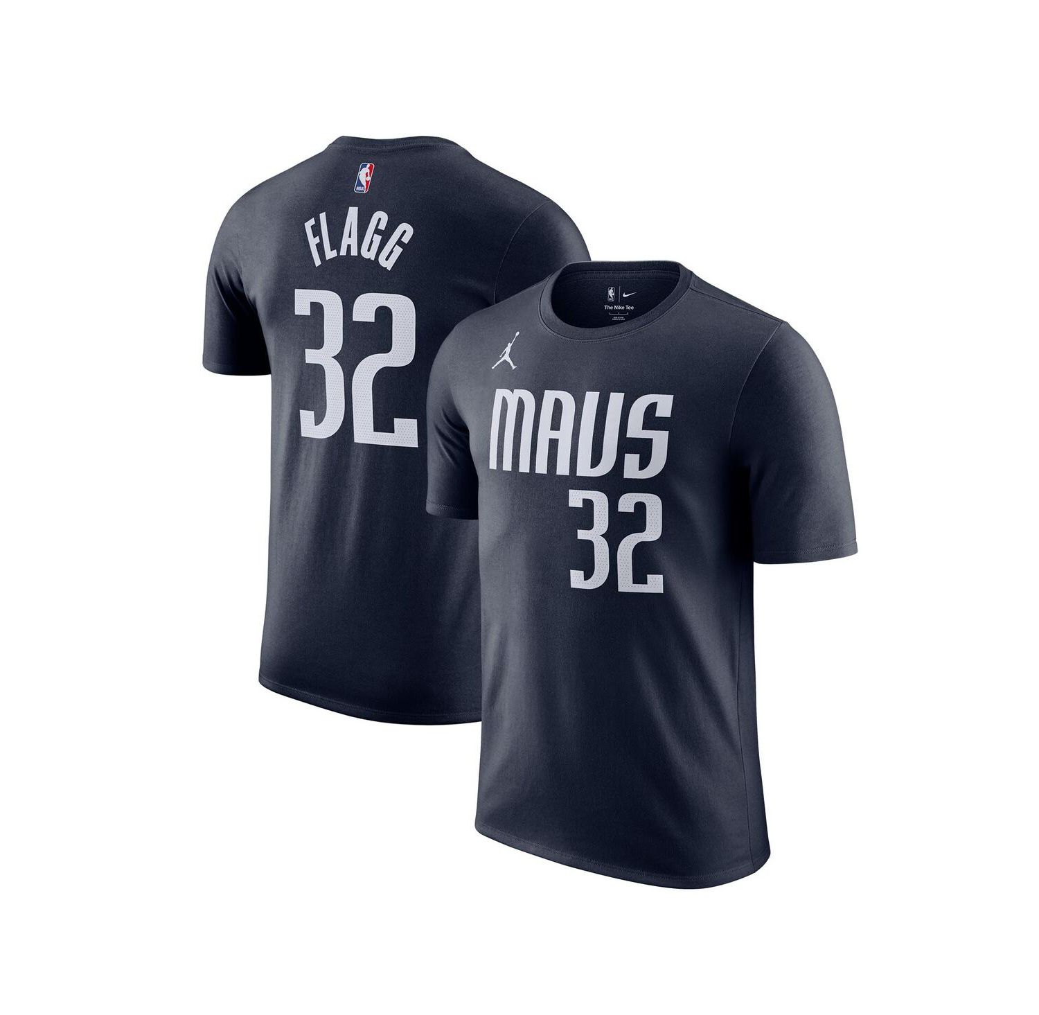 Men's Cooper Flagg Navy Dallas Mavericks 2025 NBA Draft First Round Pick Statement Edition Name & Number T-Shirt