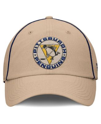 Men's Cream Pittsburgh Penguins Heritage Setoff Adjustable Hat