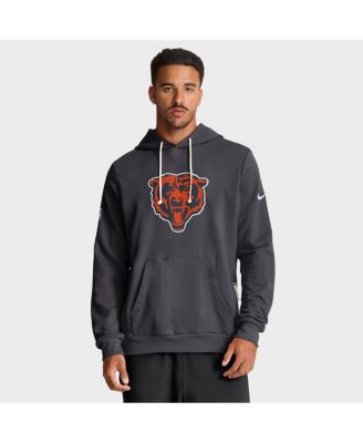 Nike - Anthracite Chicago Bears Sideline Standard Issue Initial Home Dri-FIT Hoodie