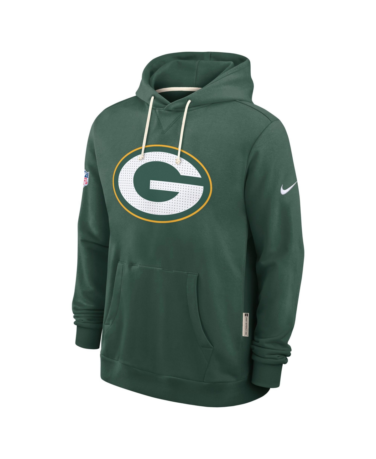 Nike Green Green Bay Packers Sideline Standard Issue Initial Home Dri-fit Hoodie In Green