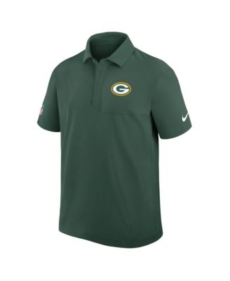 Men's Green Bay Packers Sideline City Pride Woven Performance Polo Shirt