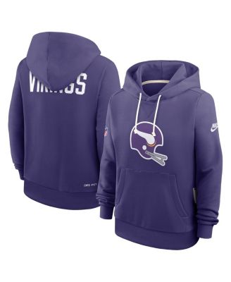 Women's Purple Minnesota Vikings Sideline Standard Issue Throwback&nbsp;Dri-FIT Hoodie