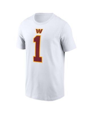 Men's&nbsp;Deebo Samuel Sr White Washington Commanders Player Name Number T-Shirt