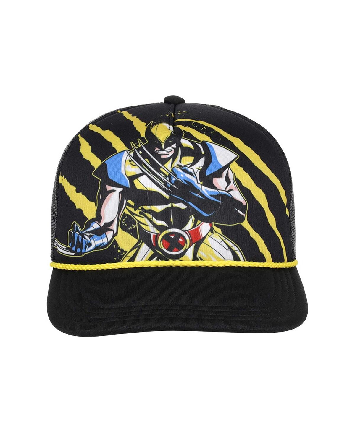 Lids Men's Black Wolverine Big Front Foam Trucker Adjustable Hat In Black