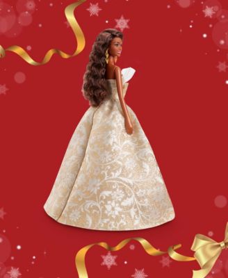 2025 Holiday BARBIE Doll Black Hair