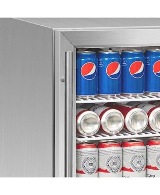 5.3 Cu. Ft. 160 Can Under Counter Freestanding Beverage Drink Fridge