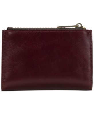 Busalla Leather Bifold Zipper Wallet