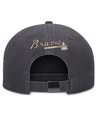 Men's Anthracite Atlanta Braves Monotone Pro Adjustable Hat