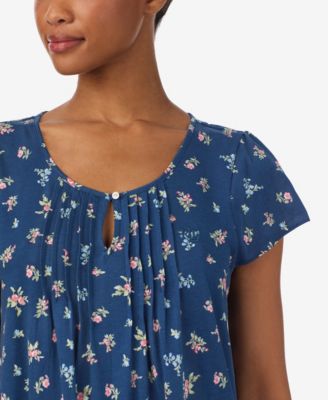 Women's Floral Flutter Sleeve Nightgown