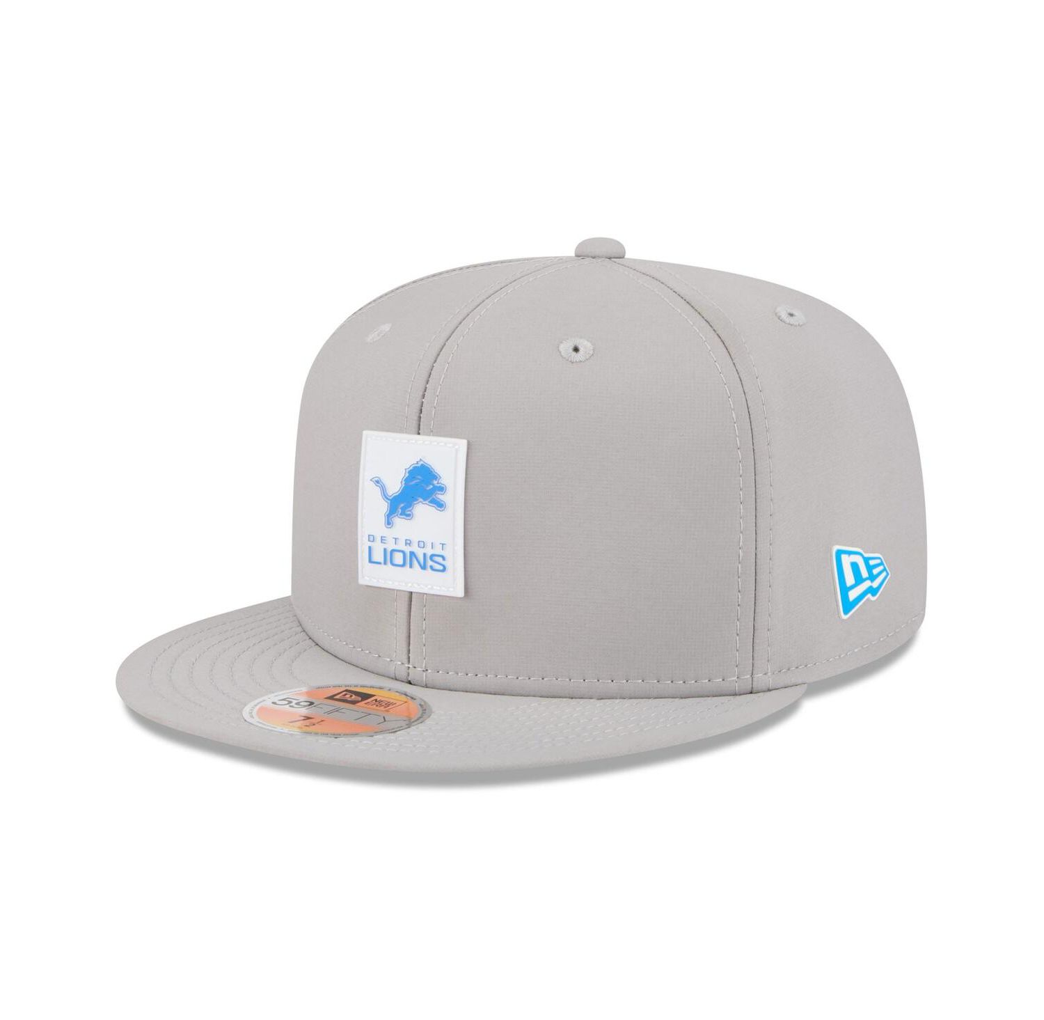 Men's Gray Detroit Lions 2025 Sideline 59FIFTY Fitted Hat