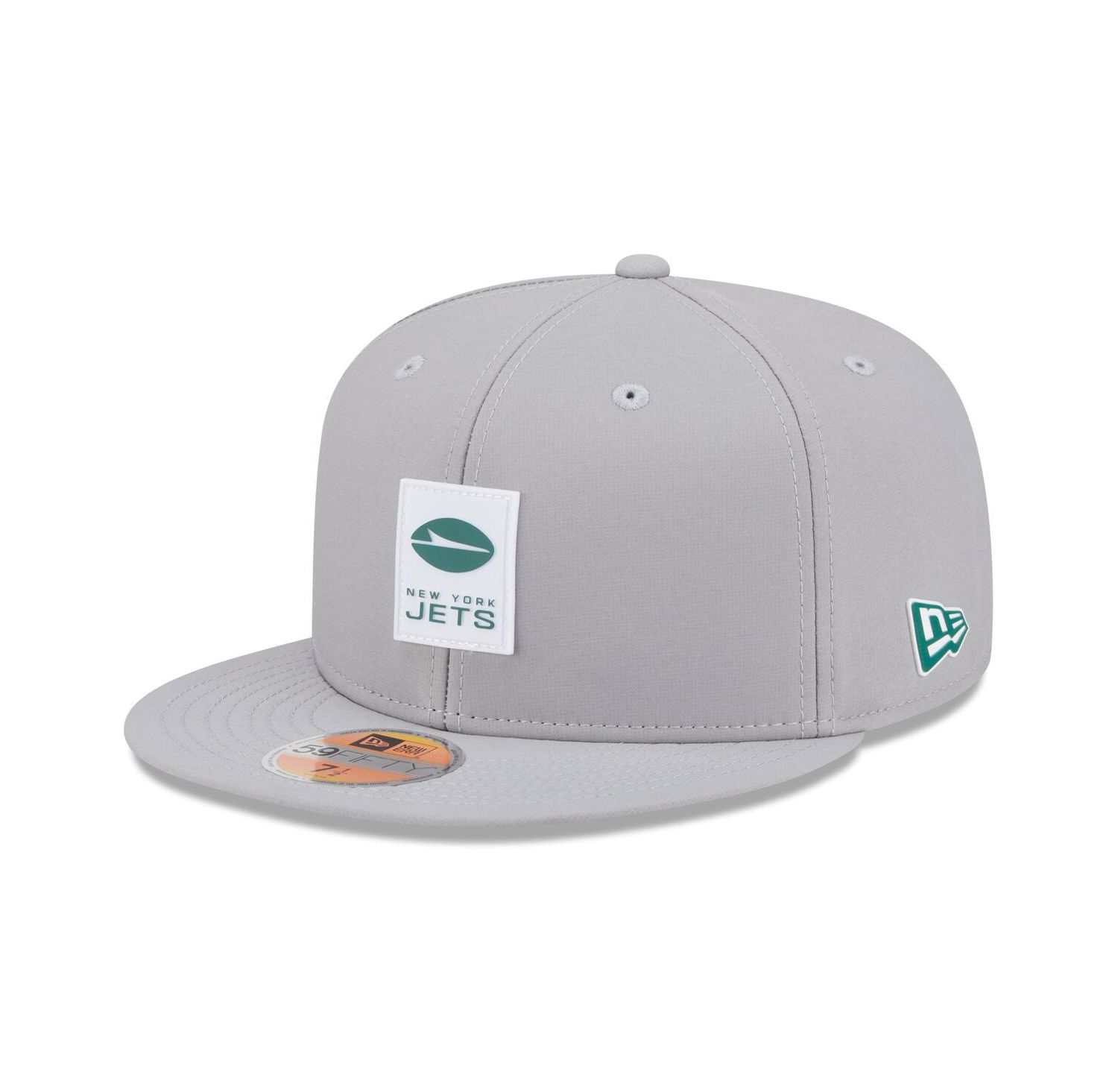 Men's Gray New York Jets 2025 Sideline 59FIFTY Fitted Hat