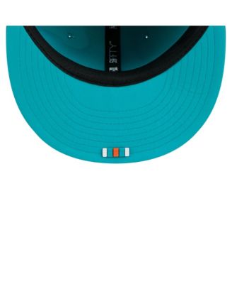 Men's Aqua Miami Dolphins 2025 Sideline 59FIFTY Fitted Hat