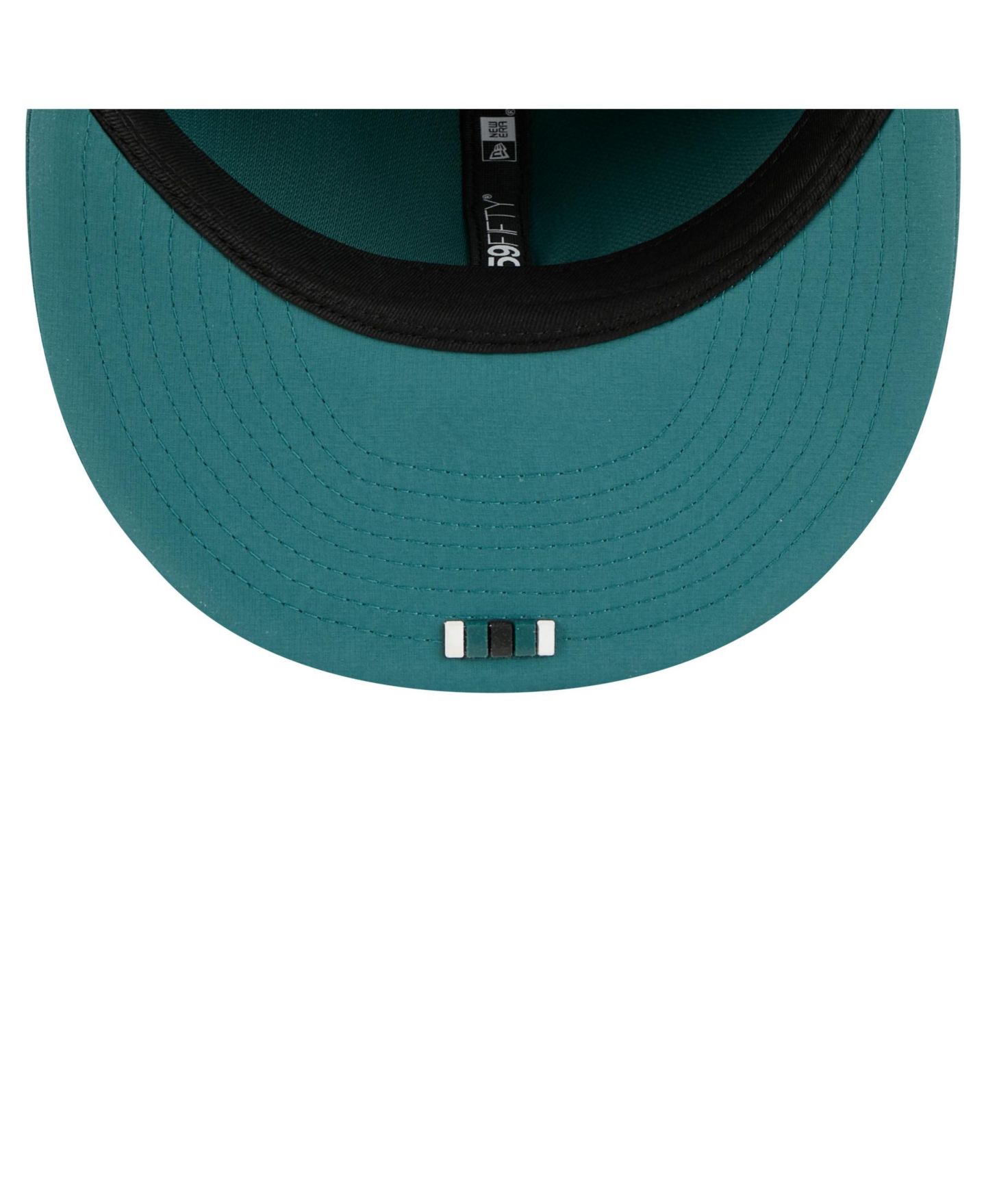 Мужская кепка New Era Midnight Green Philadelphia Eagles 2025 Sideline 59FIFTY Fitted Hat — фото 3