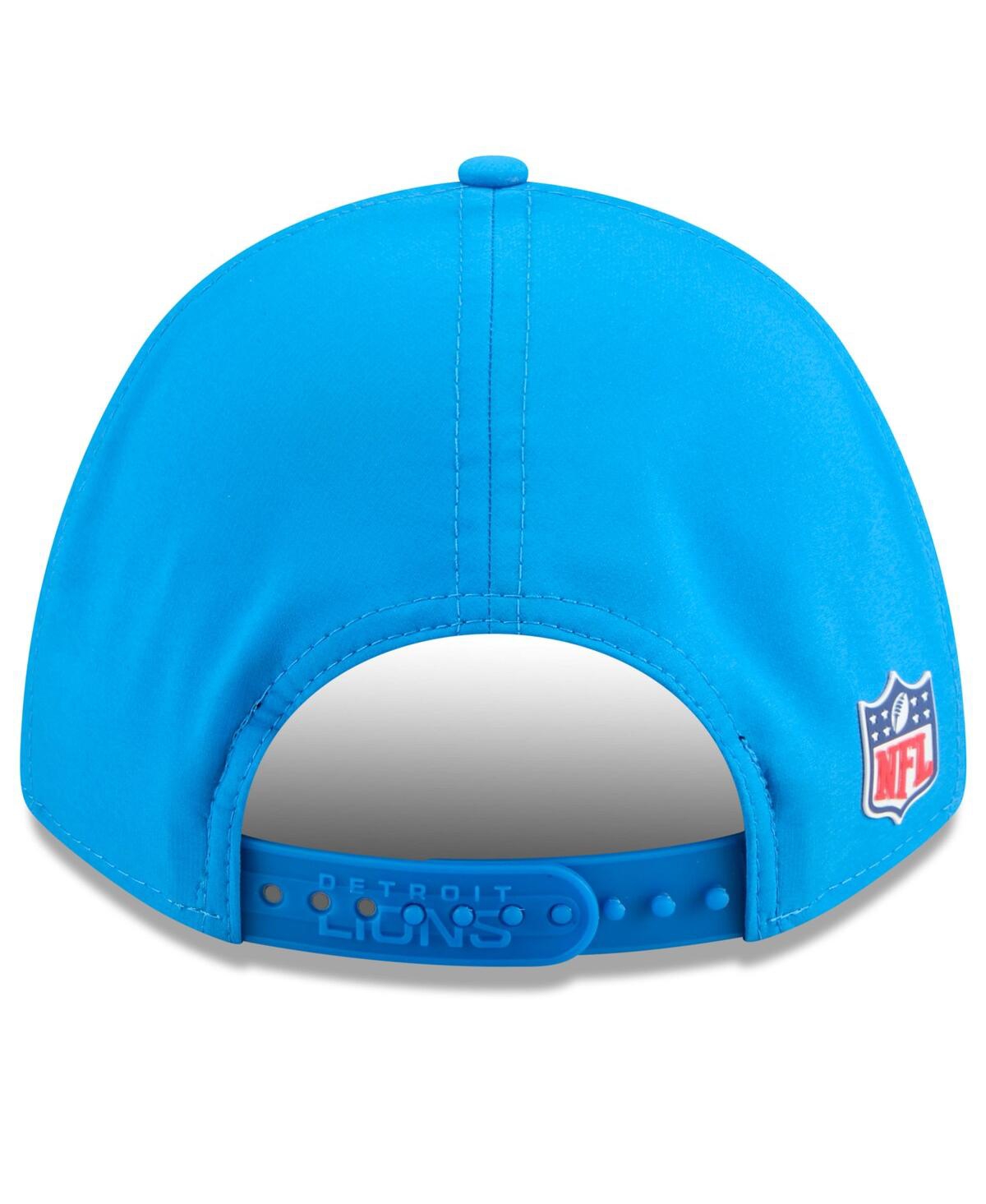 New Era Big Boys And Girls Blue Detroit Lions 2025 Sideline 9forty Adjustable Hat In Blue