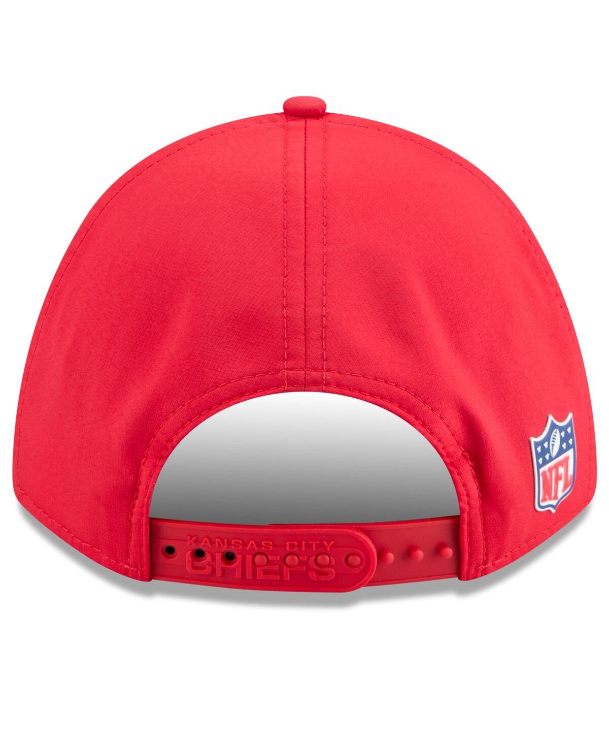 New Era Big Boys And Girls Red Kansas City Chiefs 2025 Sideline 9forty Adjustable Hat In Red
