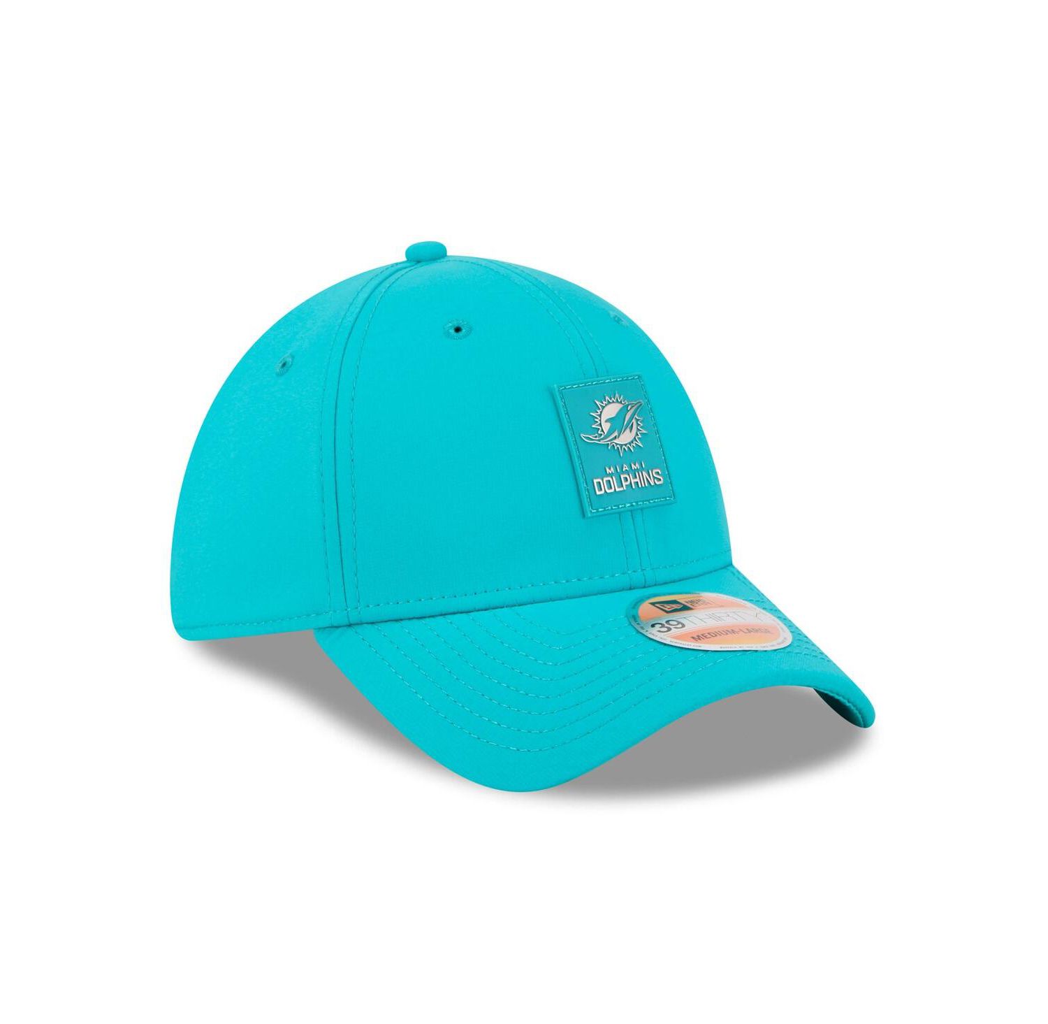 Men's Aqua Miami Dolphins 2025 Sideline 39THIRTY Flex Hat