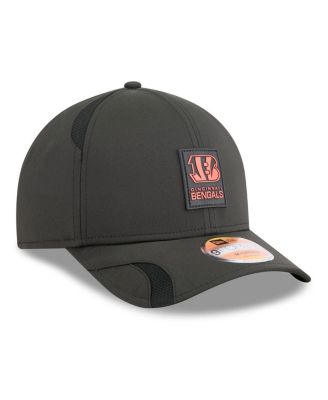 Men's Black Cincinnati Bengals 2025 Sideline M-Crown 9FORTY Adjustable Hat