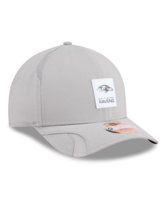 Men's Gray Baltimore Ravens 2025 Sideline M-Crown 9FORTY Adjustable Hat
