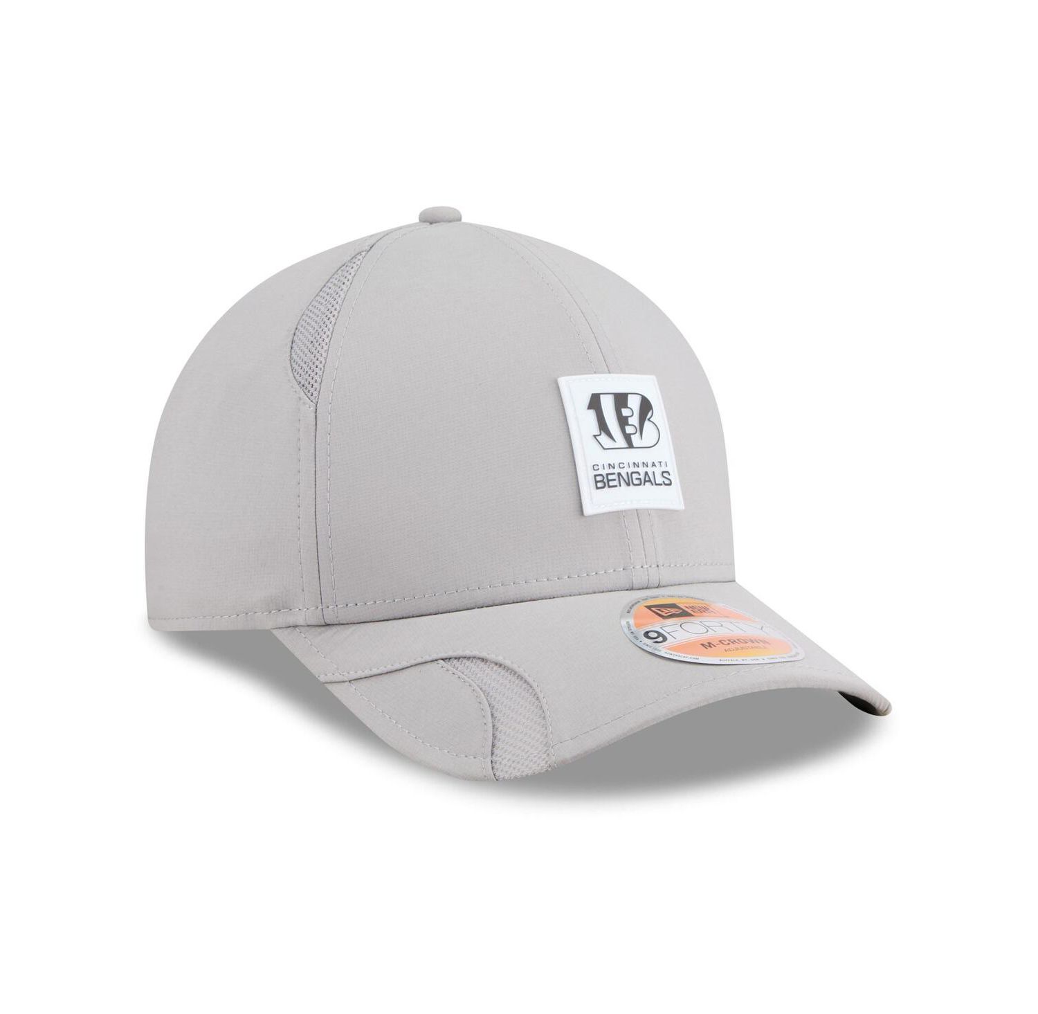Men's Gray Cincinnati Bengals 2025 Sideline M-Crown 9FORTY Adjustable Hat