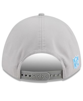 Men's Gray Los Angeles Chargers 2025 Sideline M-Crown 9FORTY Adjustable Hat