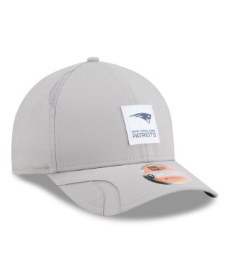 Men's Gray New England Patriots 2025 Sideline M-Crown 9FORTY Adjustable Hat