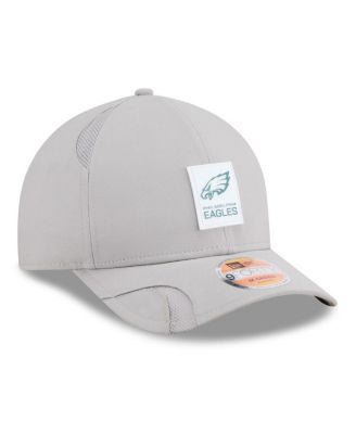 Men's Gray Philadelphia Eagles 2025 Sideline M-Crown 9FORTY Adjustable Hat