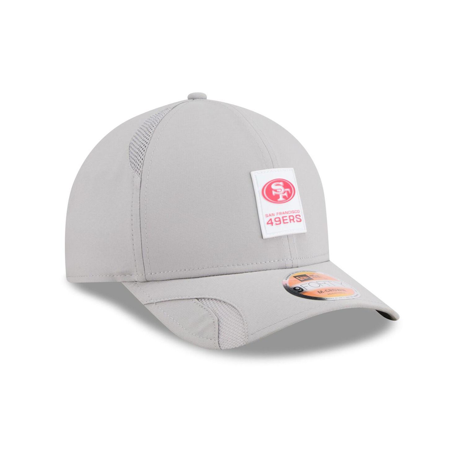 Men's Gray San Francisco 49ers 2025 Sideline M-Crown 9FORTY Adjustable Hat