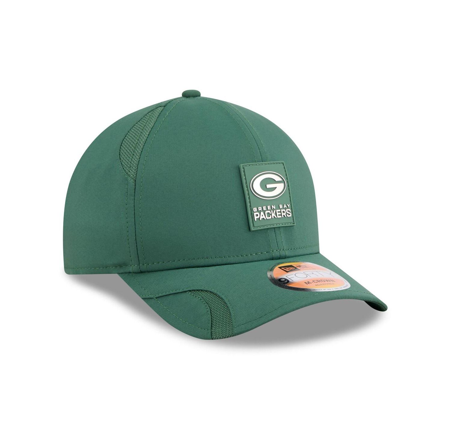 Men's Green Green Bay Packers 2025 Sideline M-Crown 9FORTY Adjustable Hat