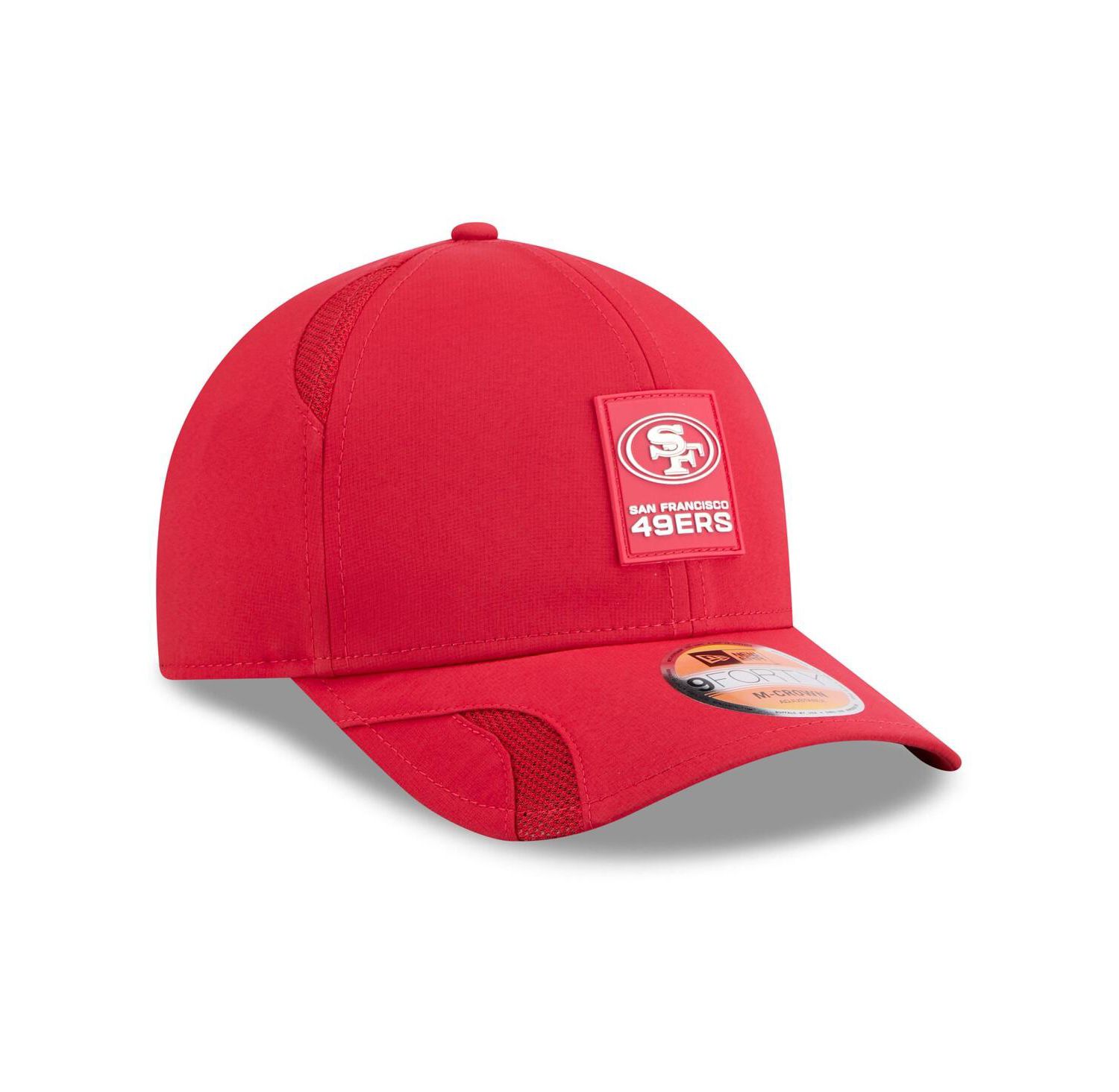 Men's Scarlet San Francisco 49ers 2025 Sideline M-Crown 9FORTY Adjustable Hat
