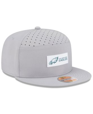Men's Gray Philadelphia Eagles 2025 Sideline Split Panel 9FIFTY Snapback Hat