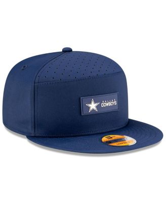 Men's Navy Dallas Cowboys 2025 Sideline Split Panel 9FIFTY Snapback Hat